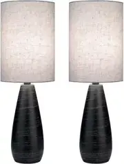 Lite Source LS-2998/2PK Quatro 2-Pack Mini Table Lamp Set