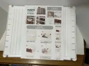 3pcs Foldable Plastic Transparent Shoe Box Storage Clear Organizer Stackable NEW