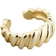ANYCO Earrings Punk Rock Goth Ear Clip Minimalism For Women Men Jewelry Gift Gold