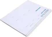UTHCLO Students Weekly Planner Notepad Durable English Schedule Notebook for Organizing Prioritizing and Personalizing Your Yearly Plans for and Office Use