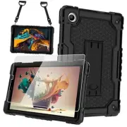 for TCL Tab 8 Plus/WiFi 9132X - LE 9137W Tab Case - Soft Black+Black/1 Pcs