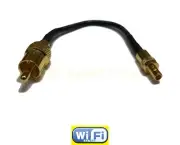 6 INCH SMB Male to RCA Male Adapter Pigtail Cable RFC100 High Quality LOW LOSS