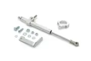 HD Silver Steering Damper Stabilizer Dampener Harley Dyna Super Glide 95-05