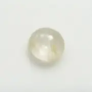 Rutilated Quartz Gold Rutile - 10mm Round Cabochon 3.30ct+ Rutilated Quartz Cab