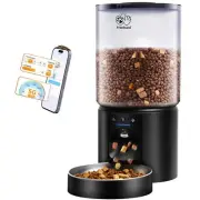 5L Automatic Cat Feeder with Sealed Outlet: 5G WiFi Automatic Dog Feeder with...
