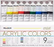 Professional Acrylic Paint Set - Artist Grade Acrylic Paints - Heavy Body Acryli