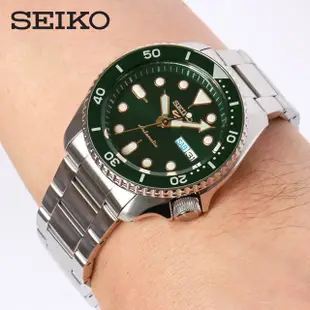 SEIKO精工 5號盾牌 機械錶 綠水鬼 43mm SRPD63K1【Watch On-line Store】