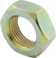 Allstar Jam Nut 1/2-20 in Left Hand Thread Steel Zinc Oxide Set of 10 18259-10