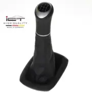 ICT gear shift knob gaiter boot for Toyota Aygo leather black A81