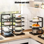 Load-bearing Pot Lid Holder Kitchen Storage Rack Pot Lid Holder Pan for Kitchen