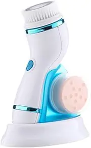 1Pc Electric Facial Cleansing Brush Rotating Face Cleaner Tool for Deep Pore Cleansing USB Rechargeable Exfoliating Device for Women