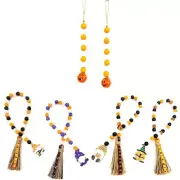 Tassel Garland Beads for Banner Wall Hanging Decor Boho Halloween Garland