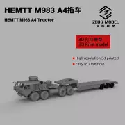 3D Printed 1/72/87/144 US Army HEMTT M983 A4 Tactical Trailer Model Kit