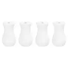 4Pcs Cord Knobs, 32mm Window Blind Tassels Wooden Pull Cord, White