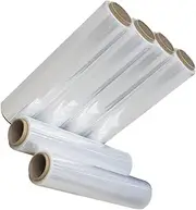 KALLORY Thick Tough 380m Stretch Film Wrap Self-Adhesive Shrink Film for Packing Moving Storage