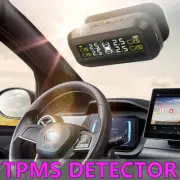 System Monitoring TPMS Solar 4 Sensors Wireless Car Tire Monitor Tyre Pressure