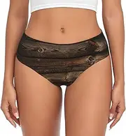 [OAROK] Brown Wooden Women'S Triangular Underwear Is Comfortable And Multifunctional Underwear For Daily Wear