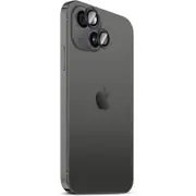 Gecko Camera Lens Protector for iPhone 15/iPhone 15 Plus - Carbon