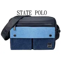 在飛比找蝦皮購物優惠-良凱 STATE POLO 時尚牛仔配色斜背包 側背包 平板