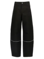 [Moncler Genius] Moncler Genius-Moncler X Willow Smith Pantaloni Nero-Donna 40IT Black