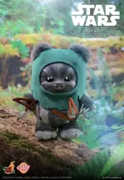 Star Wars Ewoks Cosbi Tokkat Plush Keychain NEW
