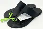 Crocs Tulum Flip Sandal Women’s Size 9 Black NEW
