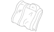 Genuine Honda Seat Back Cover 82521-S5P-A52ZA (for: Honda)