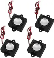Happyyami 4pcs Mini Speaker Soundbar Speaker Ports Terminals Audio Plug Connector for Gaming Pc