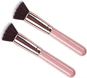 Gogogmee Ergonomic Rose Gold Foundation Brush for Women Cosmetics Brush for Liquid Makeup