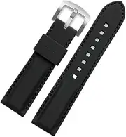 [YCBFGAZATK] Watch Strap Men 'S Silicone Watchband Fit For Citizen Fit For Seiko Fit For Fossil Fit For Mido Fit For Tianwang Fit For DIESEL Universal Rubber Watch Band 22mm