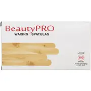 BeautyPro Waxing Spatulas Large - 100pc