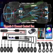 10 Pod RGB LED Rock Light Neon Accent bluetooth APP Control Music Active Lamp