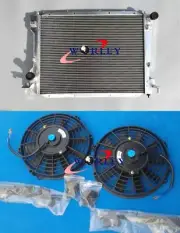 Radiator+FAN For FORD JAGUAR LINCOLN THUNDERBIRD S-TYPE LS 3.9 3.0 4.0 4.2
