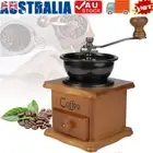 Manual Coffee Grinder Hand Crank Coffee Mill Wooden Vintage Coffee Bean Grinder