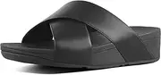 [FitFlop] Women's LULU Cross Slide Sandals-Leather
