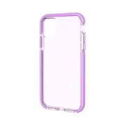 2Pcs For Iphone 11 Pro Max Grid Pattern Shockproof Transparent Tpu Protective Case