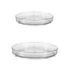 2pcs Round Spice Rack Transparent Rotatable Tray Kitchen