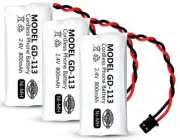 3X Battery for UNIDEN BT-694 BT-694S BT-694n BT-694m DECT 6.0 Cordless Phone New
