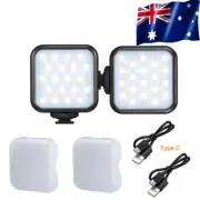 2*Godox Dimmable LED6R RGB Video Light with Rechargeable Li-ion Battery