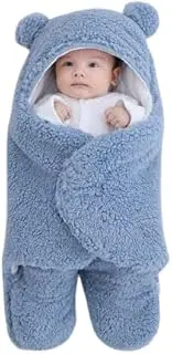 Baby Quilted Sleeping Bag for 3M, 6M, & 9M – Soft Baby Sleep Sack & Wearable Blanket for Safe, Cozy Sleep (Light Blue, 9M)