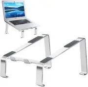 NEW - Aluminum Ergonomic Laptop Stand For 10" - 17.3" Laptop Computer