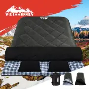 Weisshorn Sleeping Bag Bags Double Camping Hiking Tent Thermal Grey -10°C-15°C