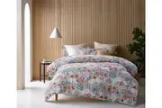 Amara Washed Cotton Printed Quilt Cover Set - King