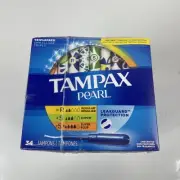 3 PK Tampax Pearl Triple Pack Tampons Regular - Super - Super Plus 34 Ct EACH