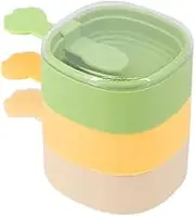 Multi Layer Ice Cream Mold | 3 Layer Homemade Ice Pop Molds with Sticks - Easy Release Dessert Maker, Reusable Stackable Holders for Kitchen Indoor