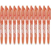 Pilot Frixion Erasable Gel Ink Pen 0.7mm Orange Box 12