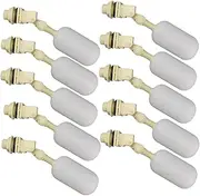 10x Automatic Water Level Control Valve Float Ball Adjustable for Fish Tank Trough Pool with Connector 20mm/3/4In Thread