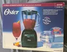 New Oster 6688 Glass 5 Cup Black 12 Speed Blender Food Processor Attachment