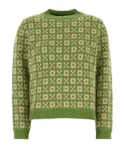 Weekend Max Mara Jacquard Crewneck Jumper S,XL,L,M Green
