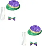 BESPORTBLE Day Themed Party Supplies Unique Necktie Hat and Necklace Kit for Festival Dressing Up and Celebrations